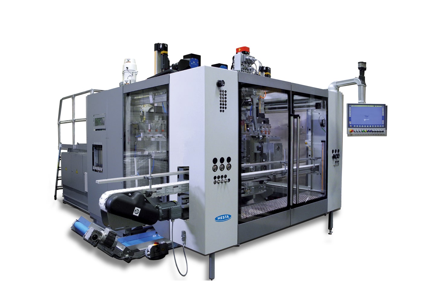 Hesta HGD490E two station blow molding machine