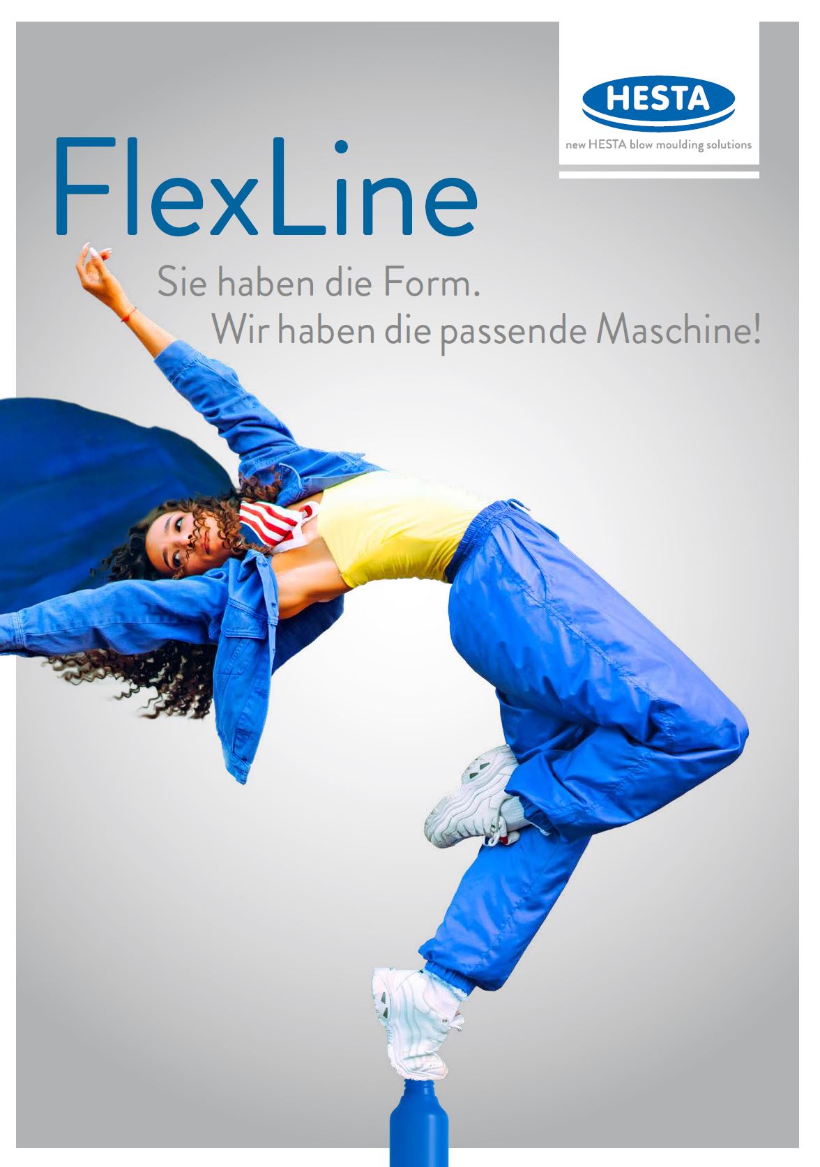 Hesta FleXLine 1 and 2 station blow molding machine