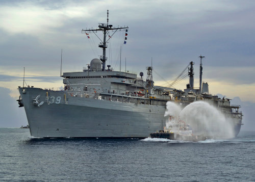 USS Emory S. Land crest