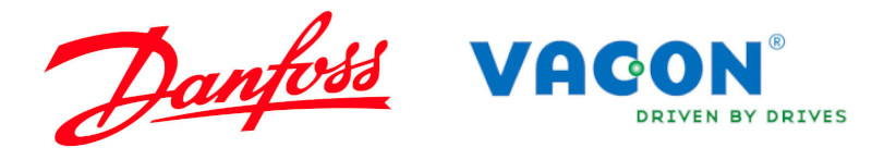 Danfoss and Vacon logos
