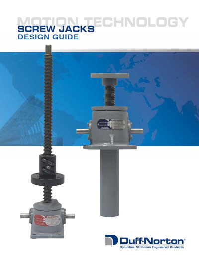 Duff-Norton screw jacks catalog cover