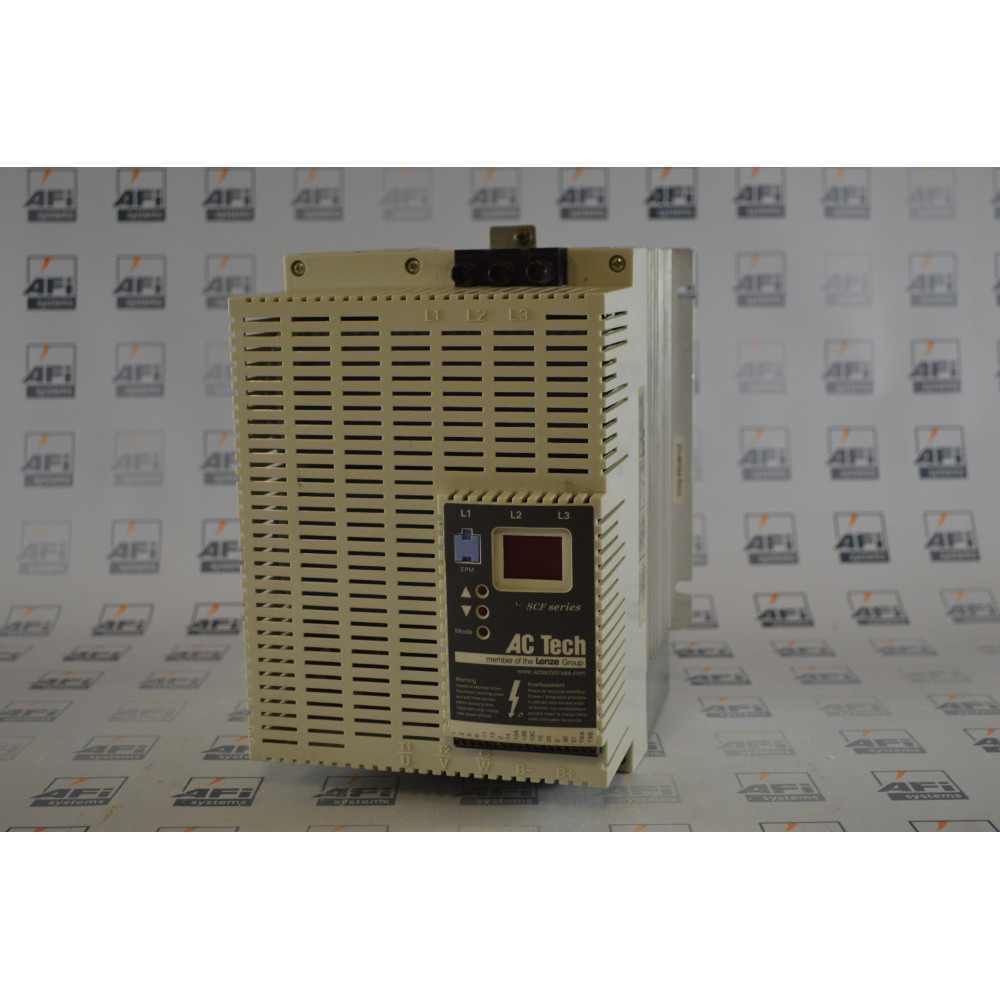 AC Tech SF4200 SCF SERIES DRIVE: 20HP (15KW)  480V 3Ø INPUT IN