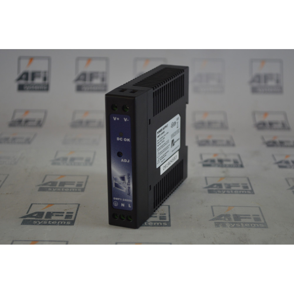 ACME ELECTRIC DMP1-24006 NIB POWER SUPPLY 24VDC  0.625A (input 100-240VAC  0.42A)