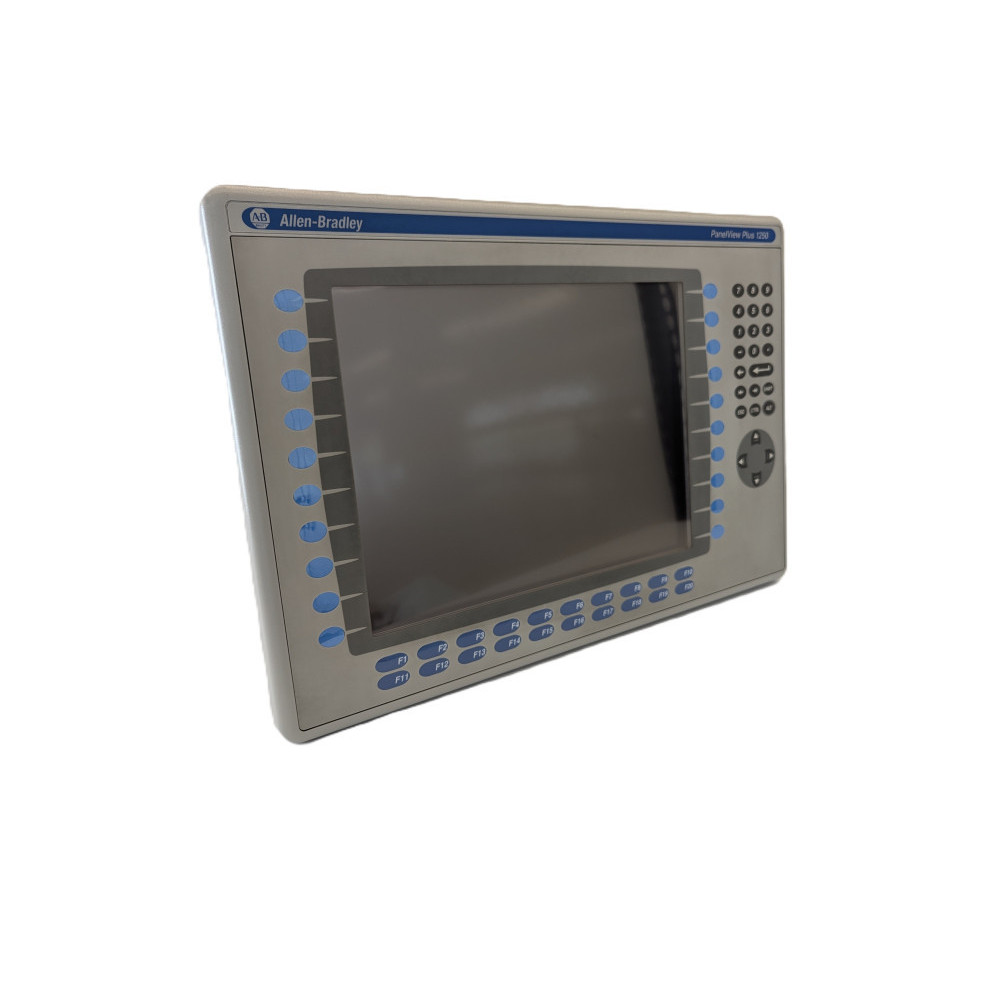 PanelView Plus CE 1250 Keypad/ Touch, Standard Communications (Ethernet & RS-232), DC power, 128 MB Flash/ 128 MB RAM