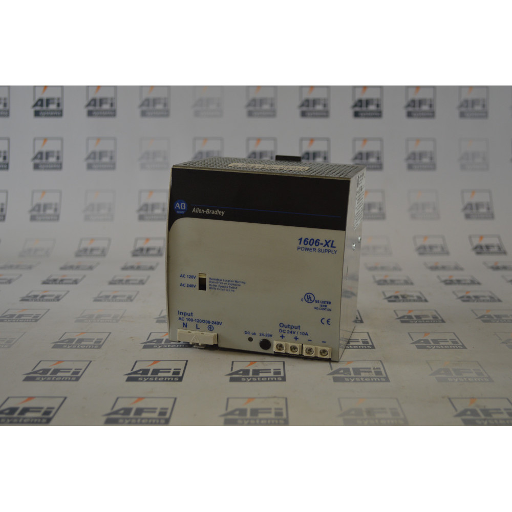 Allen-Bradley 1606-XL240E SER A POWER SUPPLY 24VDC 10A DINRAIL MOUNT