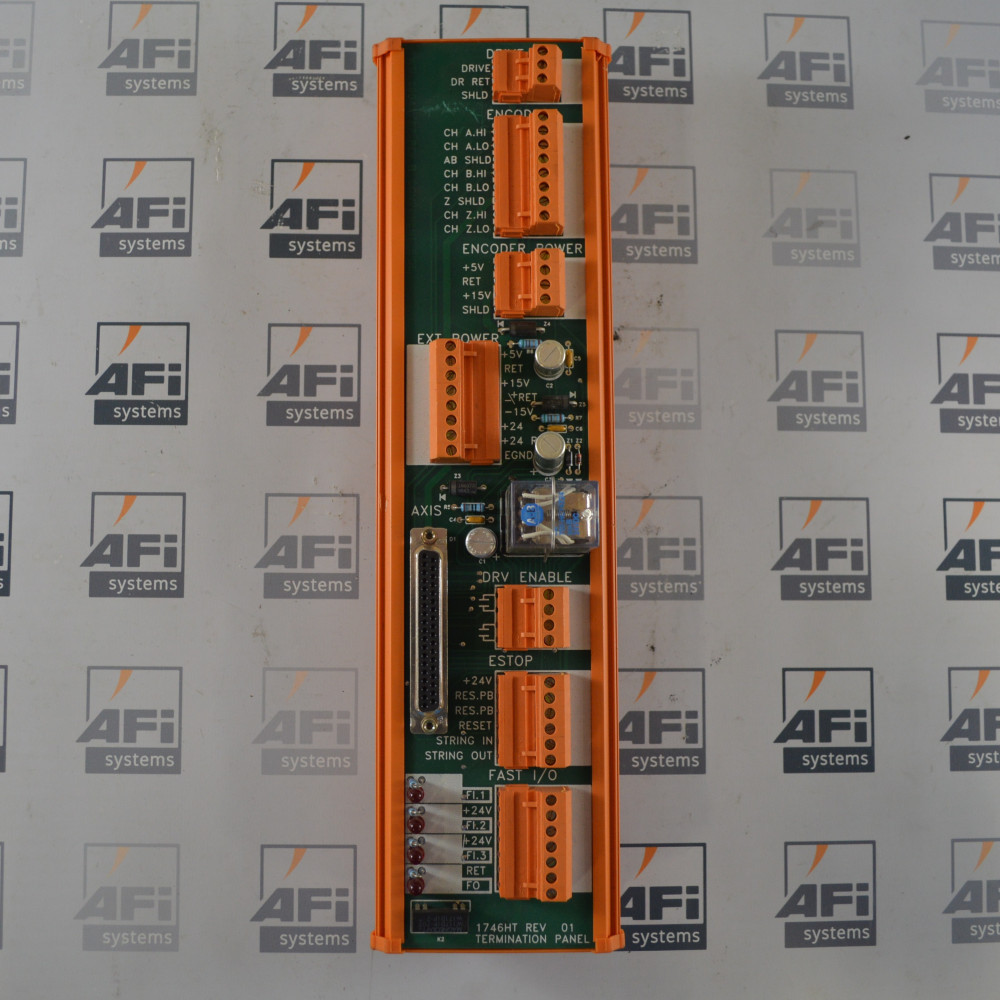 TERMINAL PANEL DIN RAIL ESTOP FAST I/O ENCODER DRIVE EXT POWER 5VDC 15VDC 24VDC