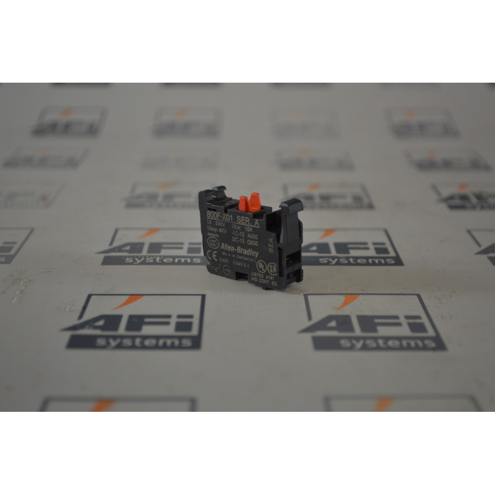 Allen-Bradley 800F-X01 SER A Contact Block