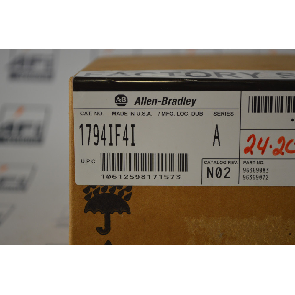 Allen-Bradley 1794-IF4I SER A NIB Allen Bradley 1794-IF4I /A 1794-1F41 FLEX I/O Analog Input