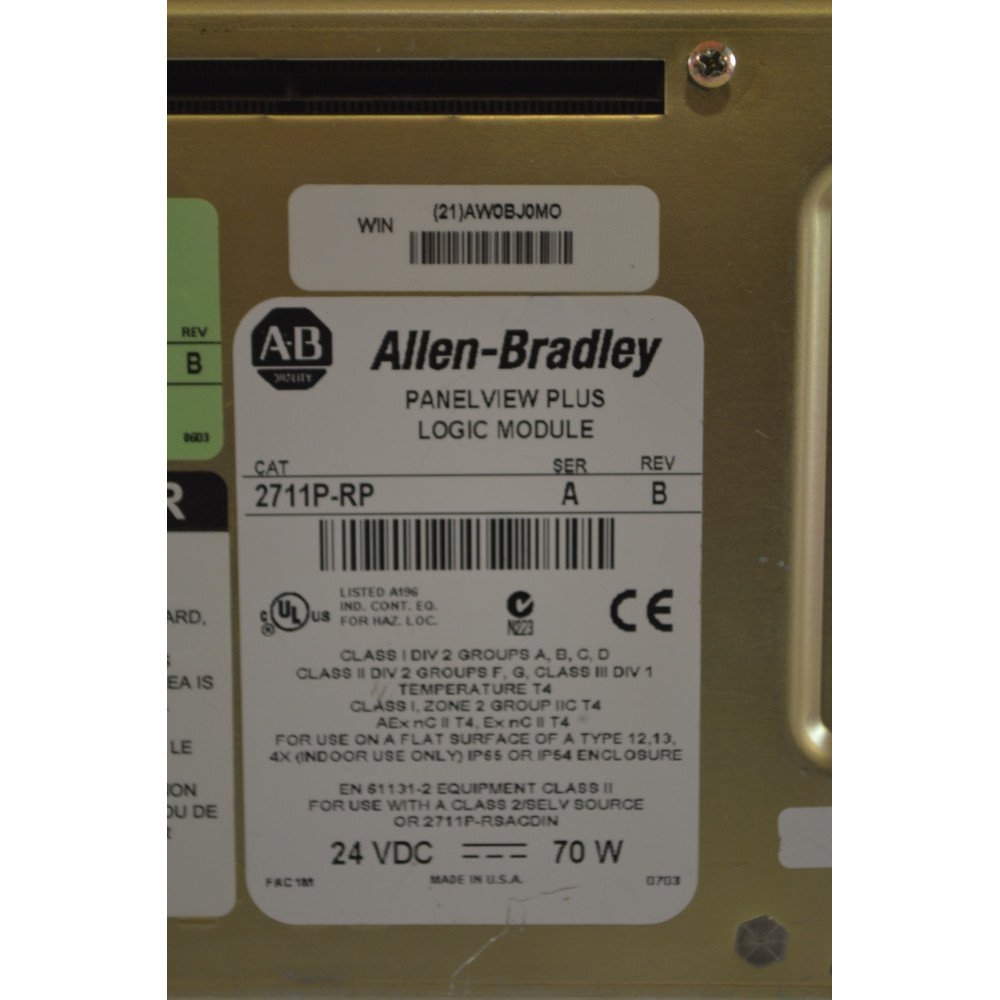 2711P-RP Ser A Allen-Bradley from AFI Systems