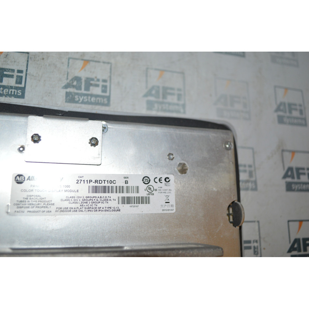 Allen Bradley 2711P-RDT10C  Series B  Panelview Plus1000