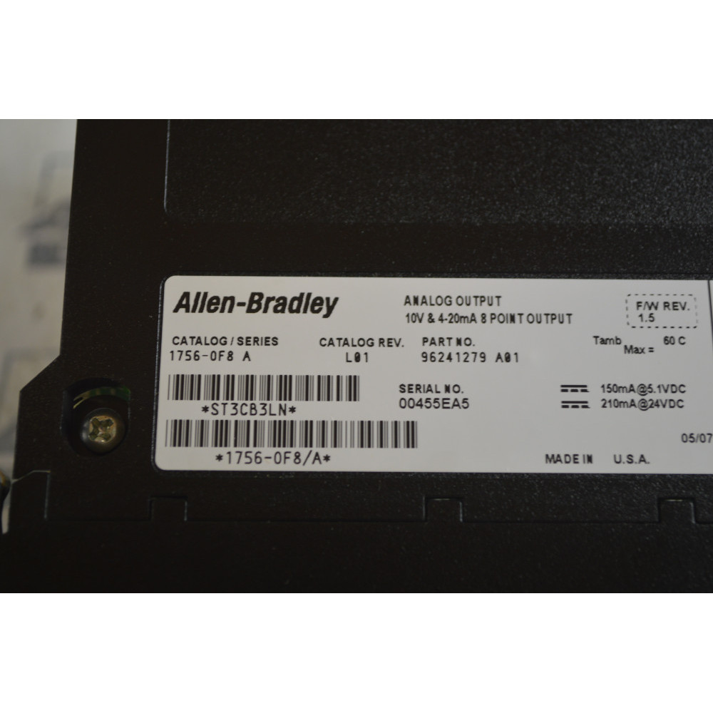 ALLEN  BRADLEY 1756-OF8 SER A OUTPUT MODULE