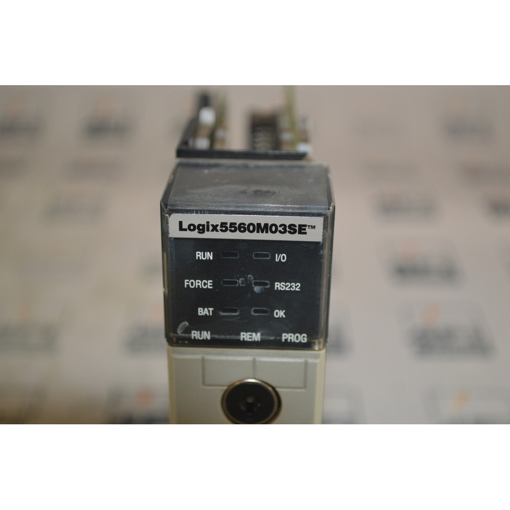 ALLEN  BRADLEY 1756-L60M03SE SER A COMBINATION CONTROLLER AND SERCOS INTERFACE CARD