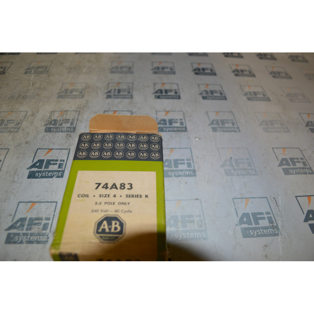 Allen Bradley 74A83 Coil Size 4  ser K 2-30Pole Only