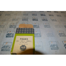 Allen Bradley 74A83 Coil Size 4  ser K 2-30Pole Only