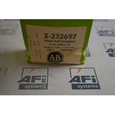 Allen Bradley X-232697 Cross Bar Assembly  3 NO Contacts  size 3  ser.K