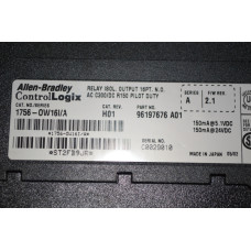 ALLEN  BRADLEY 1756-OW16 SER A I/O MODULE RELAY OUTPUT