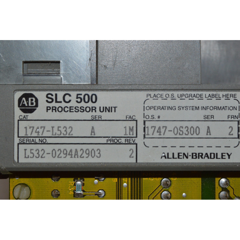 ALLEN BRADLEY 1747-L532 SER A CPU PROCESSOR UNIT