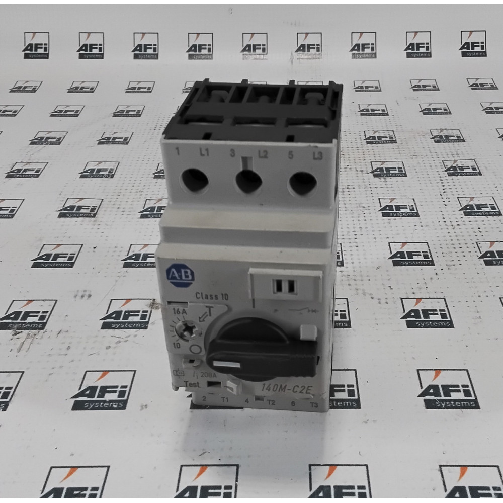 ALLEN BRADLEY 140M-C2E-B25 SER B CIRCUIT BREAKER  MOTOR PROTECTION  32 AMP RATING  1.6-2.5 AMP SETTING RANGE  NORMAL BREAK  140M