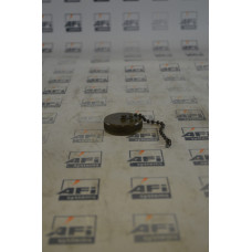 Amphenol 97-60-28 connector Cap  metal prot cap w/bead chain  for size 18 recept