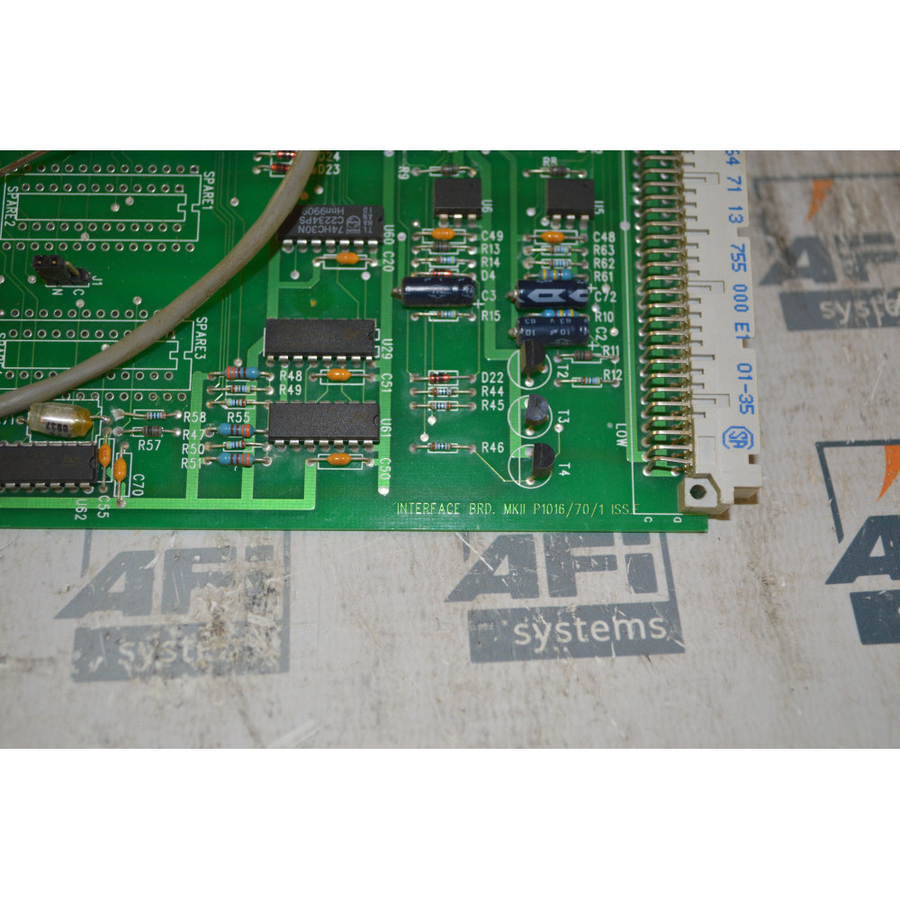 Applied Laser Engineering P1016-70-1 Issue E Board