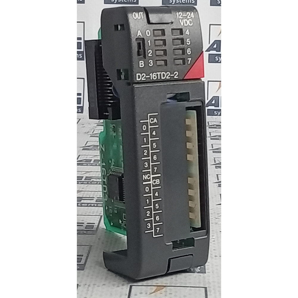 Automation Direct D2-16TD2-2 OUTPUT MODULE
DIRECTLOGIC
DISCRETE
16 POINT
12-24 VDC