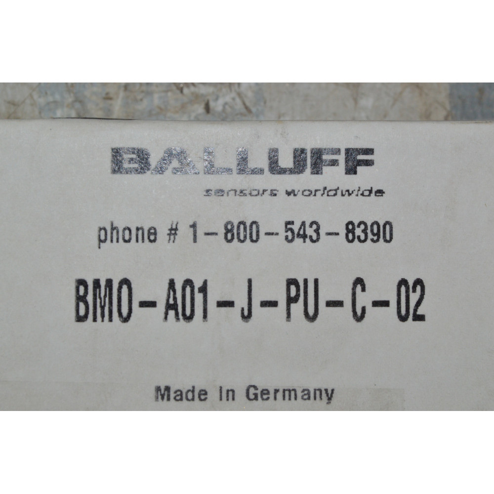 BALLUFF BMO-A01-J-PU-C-02 PHOTOELECTRIC SENSOR 10-30VDC PNP N.O. 2M CABLE BAE00AK