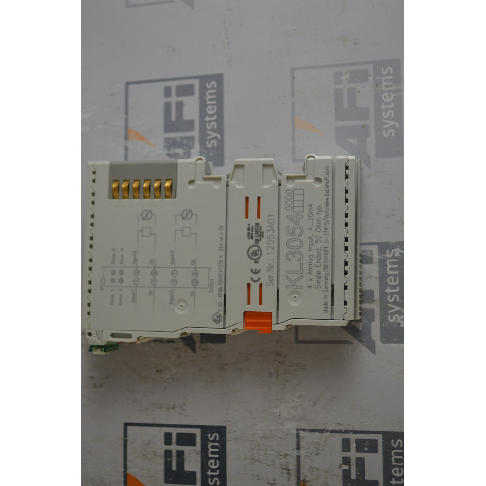 BECKHOFF KL3054 ANALOG INPUT TERMINAL