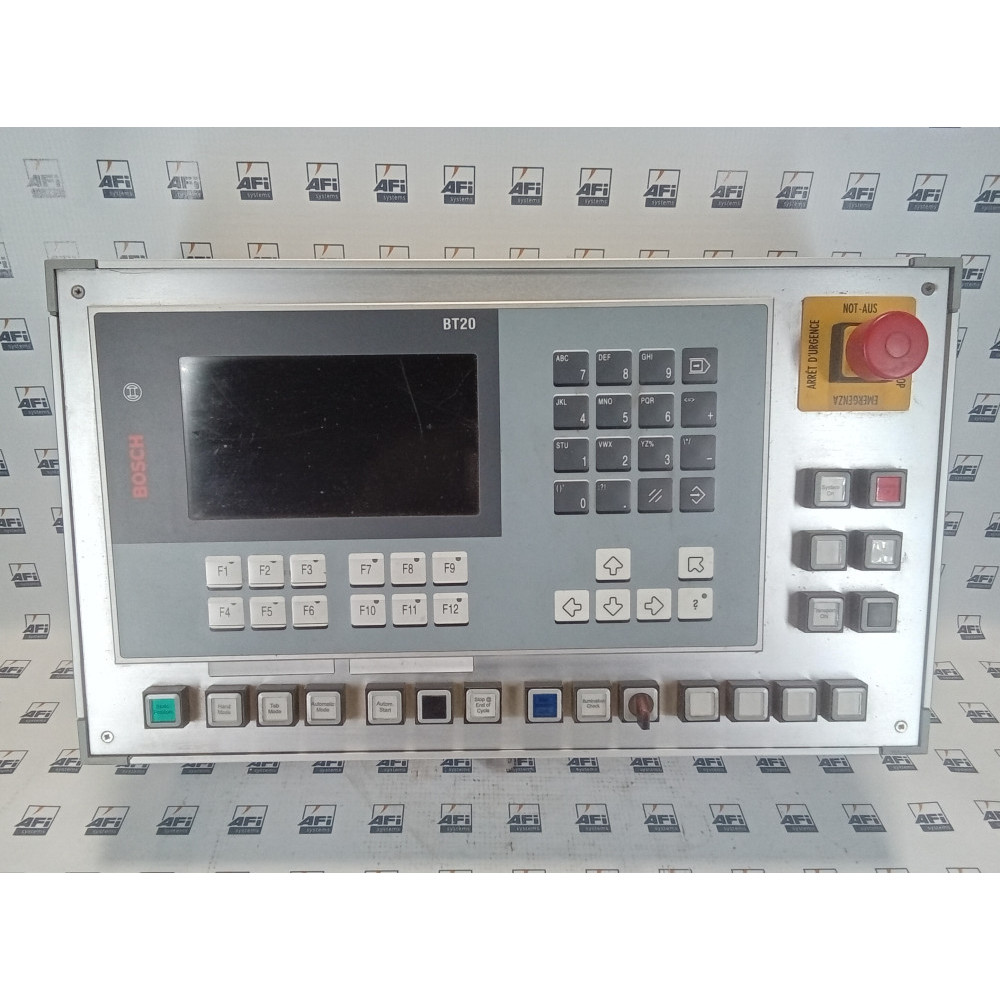 Bosch BT20 Operator Interface