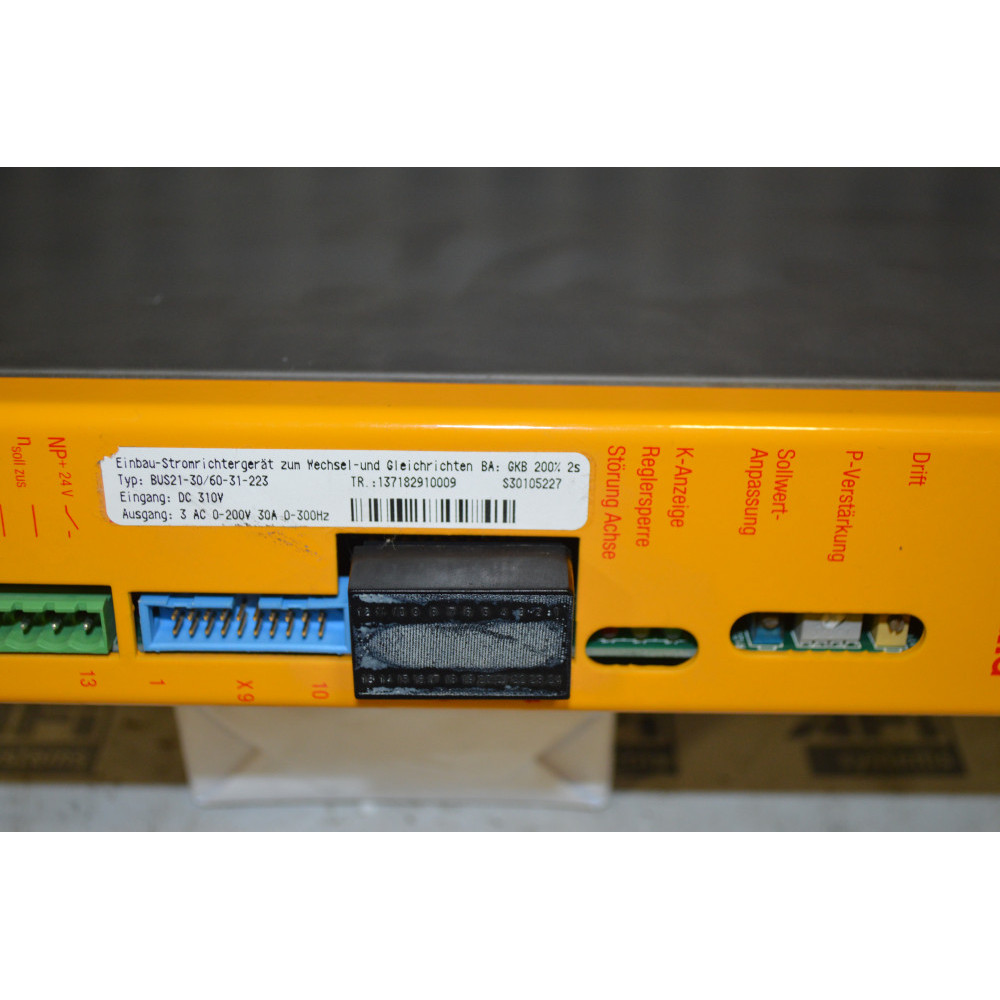 BAUMULLER NURNBERG BUS21-30-60-31-223 MOTOR DRIVE MODULE DC 310V