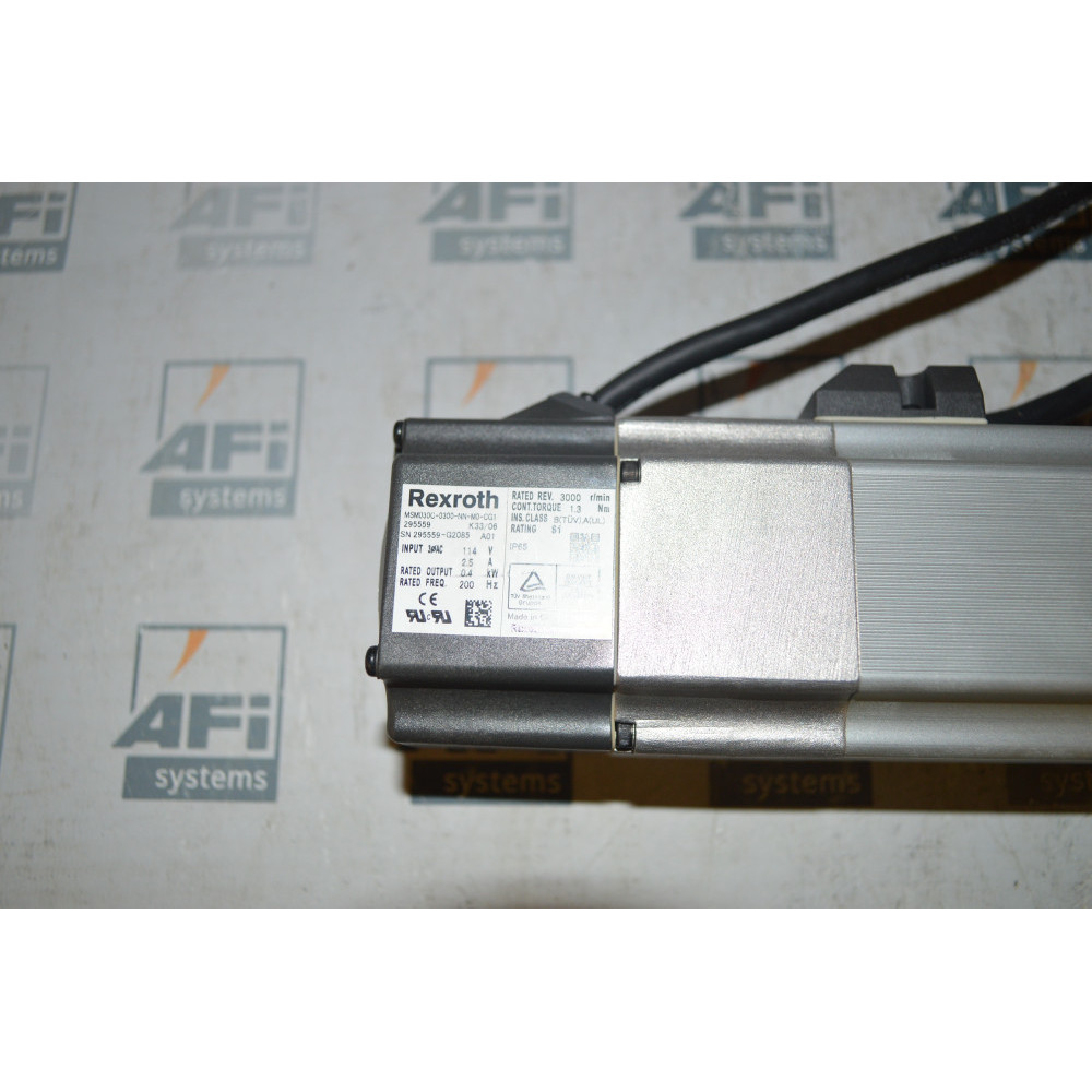 Bosch Rexroth MSM030C-0300-NN-M0-CG1 SERVO MOTOR
