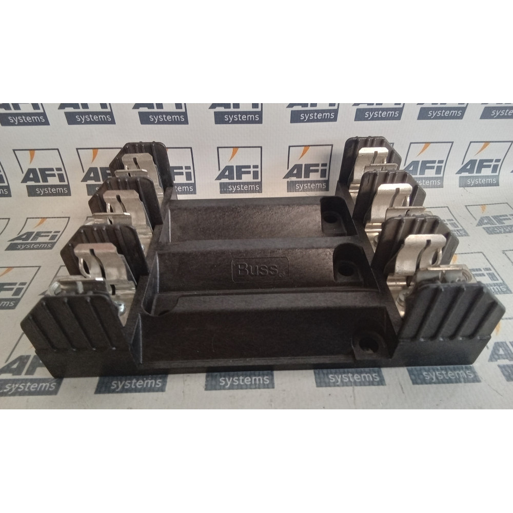 Bussmann R60030-3CR Fuse Block 600VAC 30Amp 3-Pole
