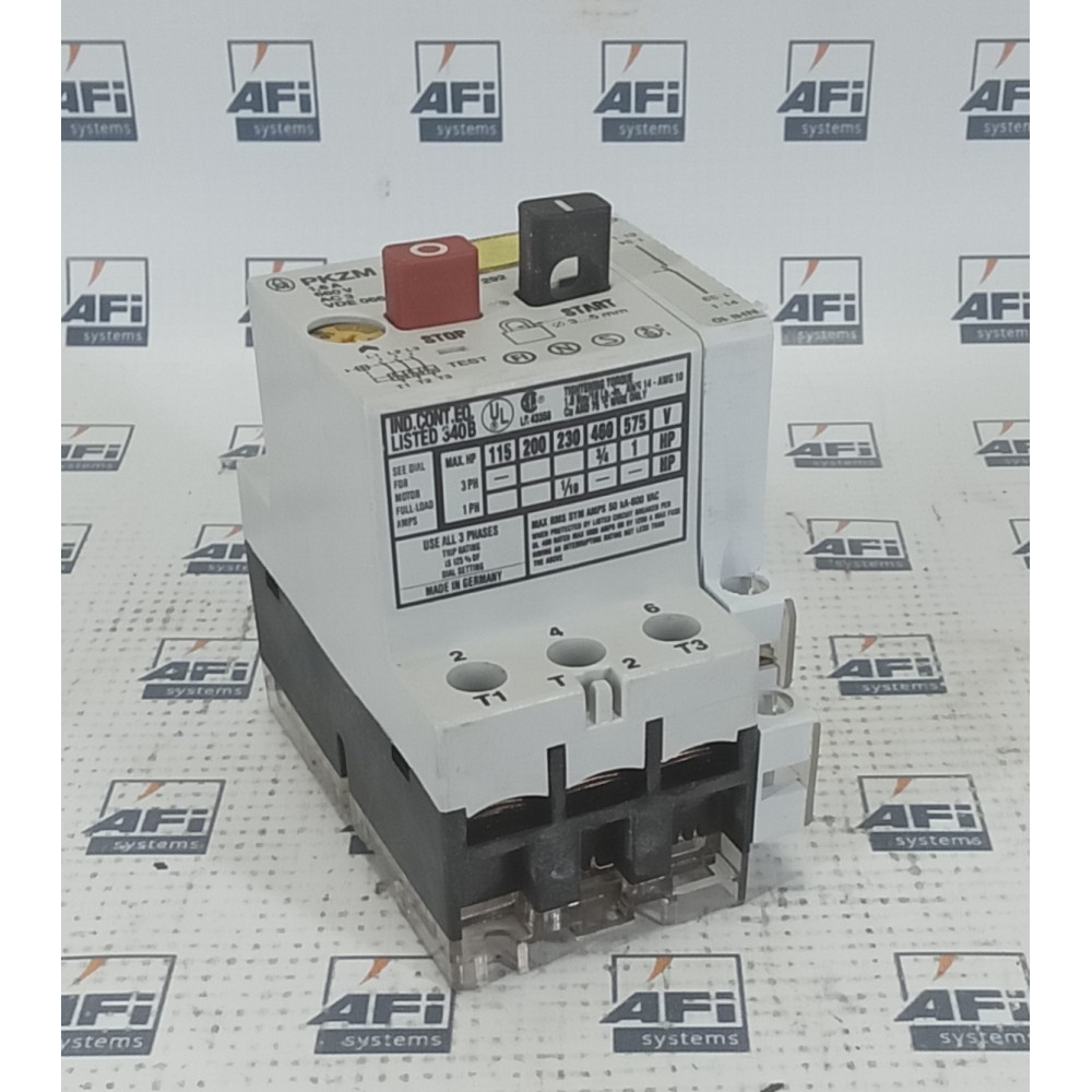 EATON CORPORATION KLOCKNER MOELLER PKZM 1-1,6