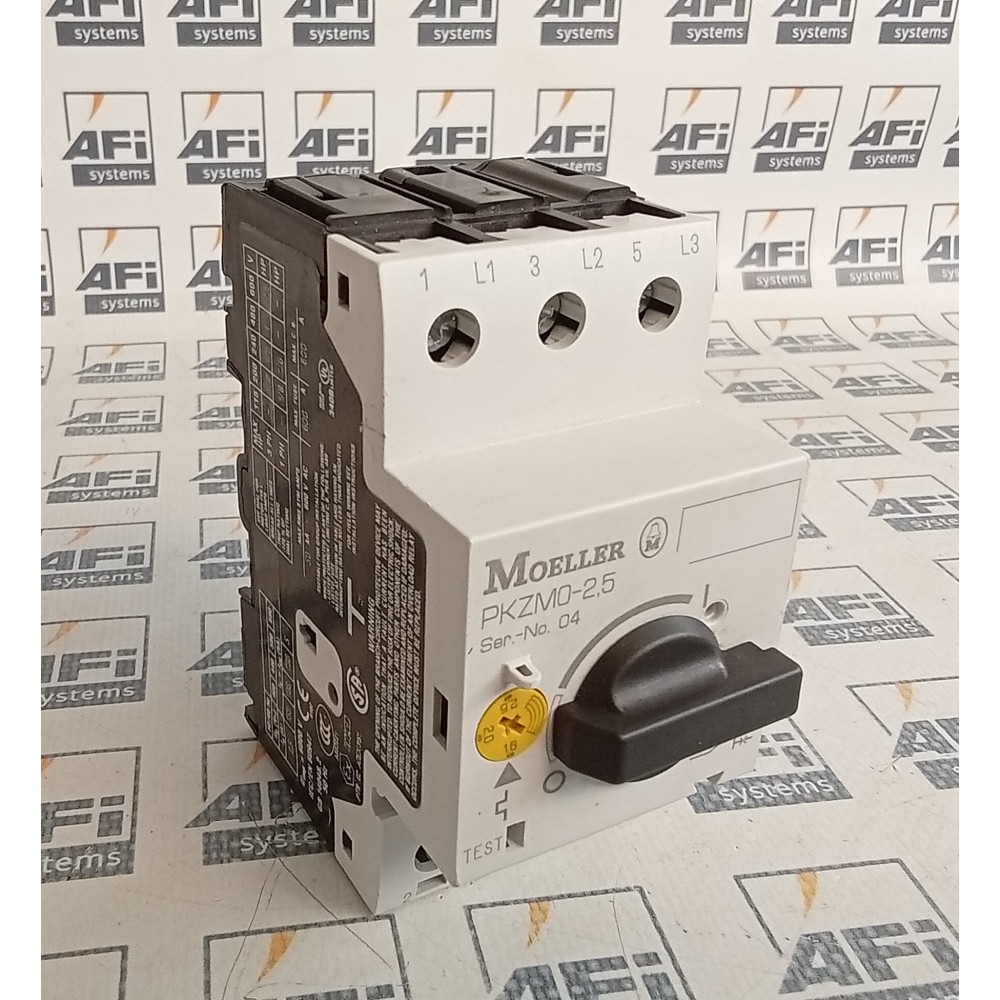 Eaton Corporation Moeller Electric PKZM0-2.5 Motor Protector Circuit Breaker 1.6-2.5Amp