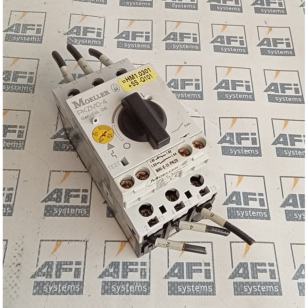 EATON CORPORATION MOELLER ELECTRIC PKZM0-4 CIRCUIT BREAKER PKZ SERIES MOTOR PROTECTIVE