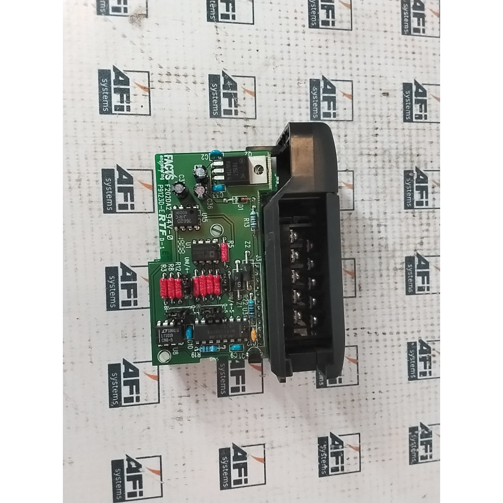 FACTS ENGINEERING F2-02DA-2 ANALOG OUTPUT MODULE  REMOVABLE TERMINAL BLOCK  SINGLE ENDED  1 COMMON  1 SCAN UPDATE  2-CHANNEL