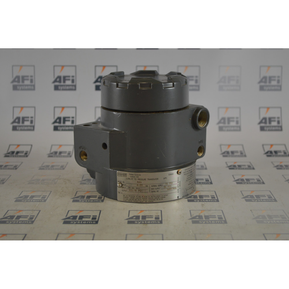Fisher 846 CURRENT TO PRESSURE TRANSDUCER