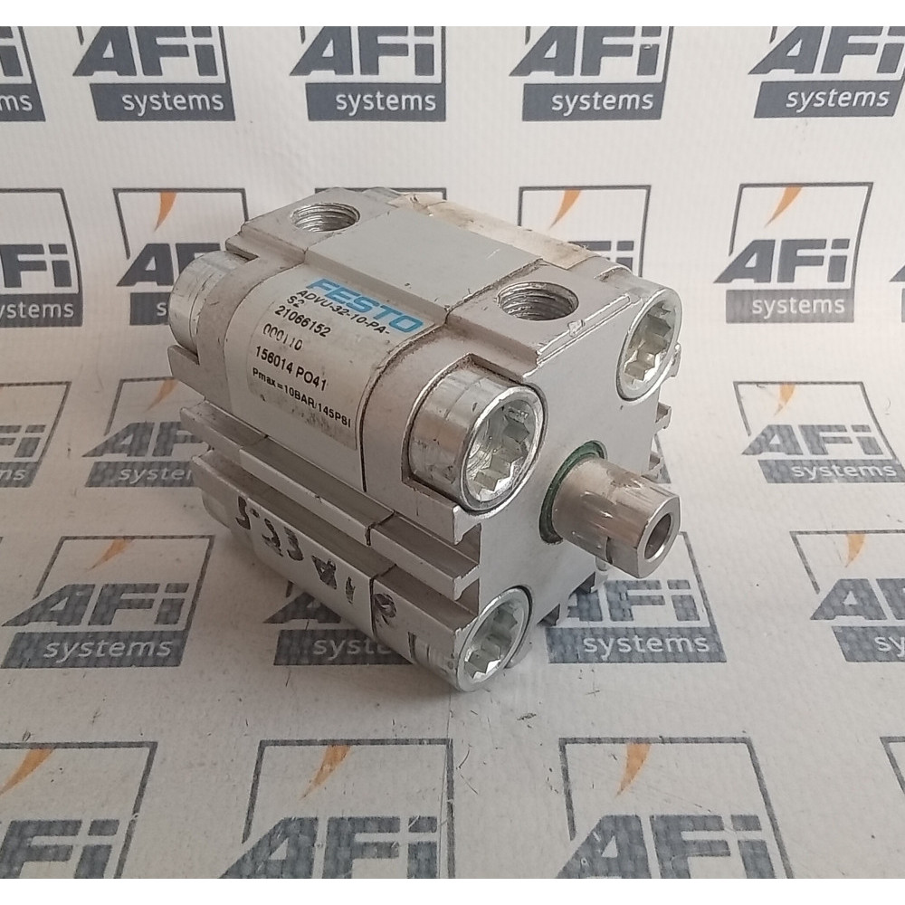 Festo ADVU-32-10-PA-S2 Pneumatic Compact Cylinder