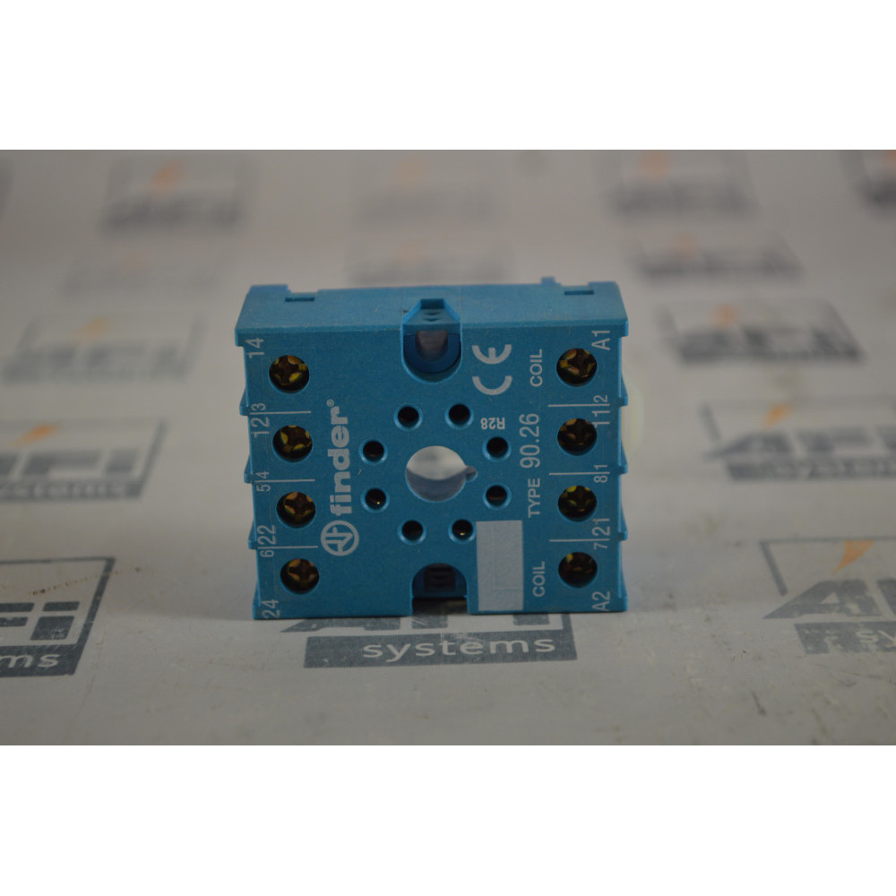 Finder 90.26 8 PIN SOCKET RELAY BASE