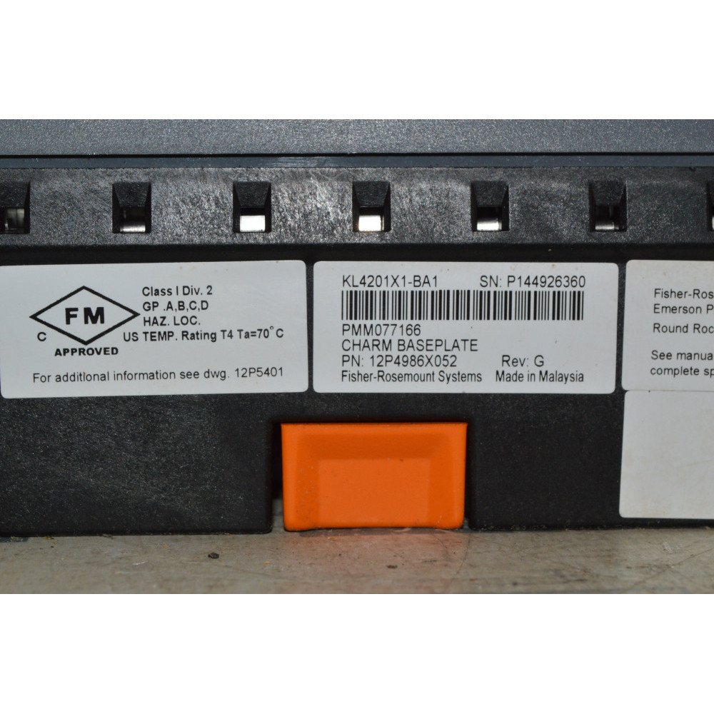 EMERSON FISHER ROSEMOUNT KL4201X1-BA1 BASEPLATE