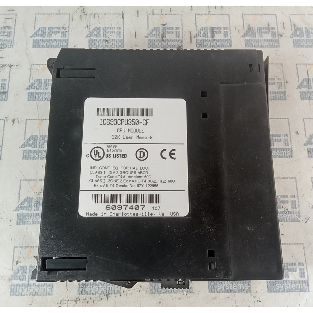 CPU 350 Module (32K Bytes user memory, 4K I/O, 8 Racks), no built-in Serial Ports .22msec/K