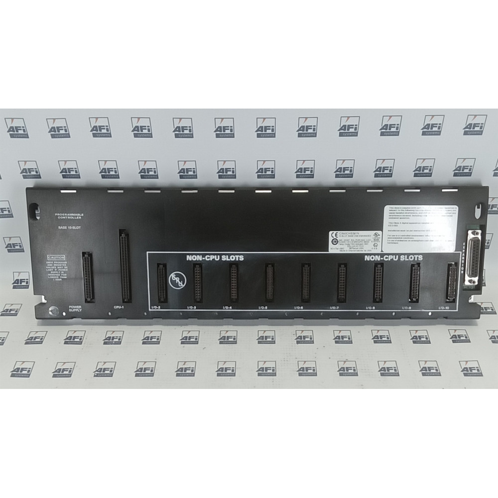 Series 90-30 10 Slot Rack for use with CPU331/CSE331 and above