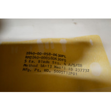 GENERAL ELECTRIC 5009T12P01 NON-AIRCRAFT JET ENGINE TURBINE ROTOR BLADES