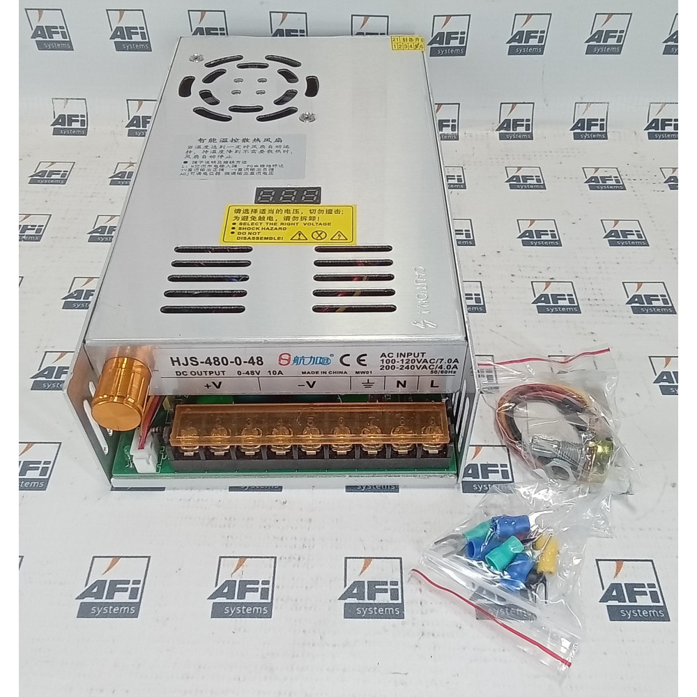 Adjustable Switching Power Supply HJS-480-0-48 + Digital Display