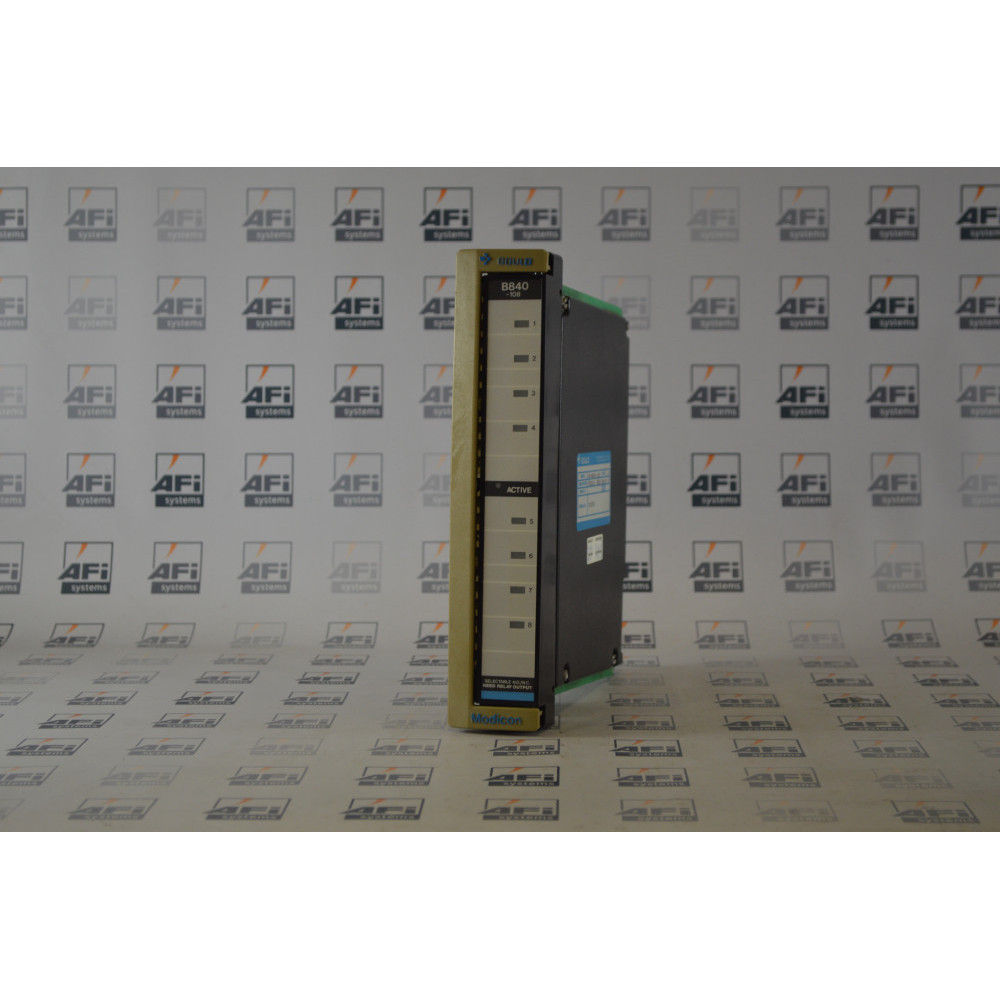 Gould Modicon AS-B840-108 800IO REED RELAY OUT 8PT