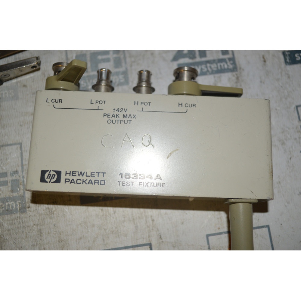 Hewlett-Packard 16334A TEST FIXTURE
