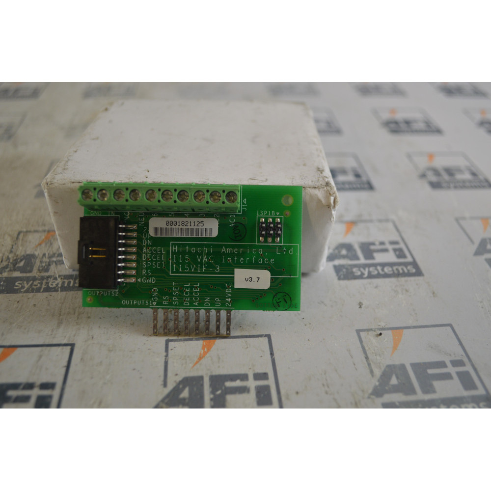 Hitachi 115VIF-3 Input Interface Board For Crane & Hoist Pendant Applications