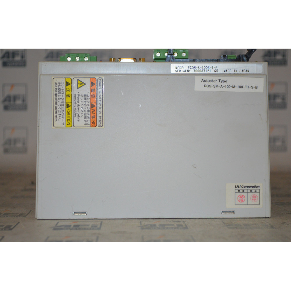 IAI ROBO CYLINDER RCS-SM-A-100-M-100-T1-S-B ACTUATOR SLIDER