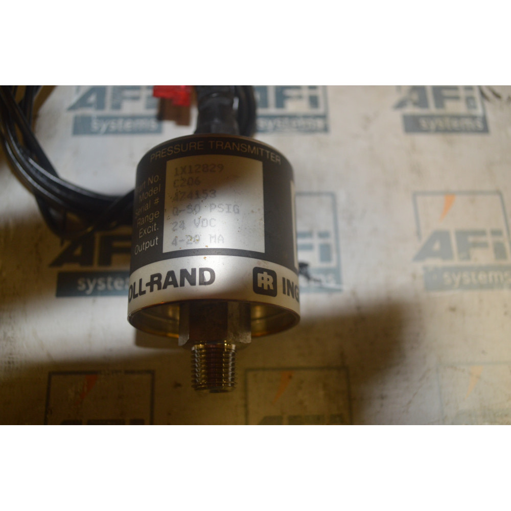 Ingersoll Rand C206 PRESSURE TRANSMITTER 0-50 PSIG  24 VDC  4-20 MA