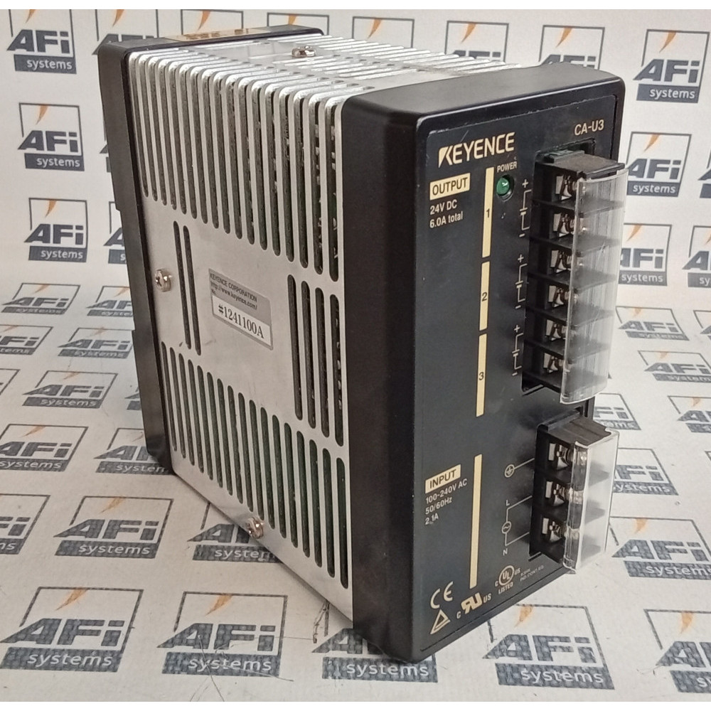 Keyence CAU3 Power Supply 24V DC