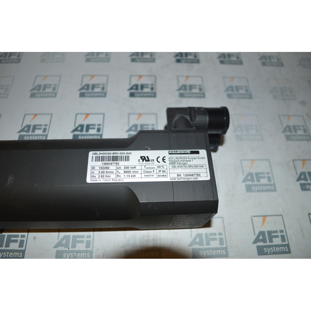 DANAHER MOTION kollmorgen DBL3H00250-BR2-000-S40 SERVO MOTOR